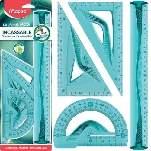 Maped Kit de Traçage Incassable – 4 Pièces