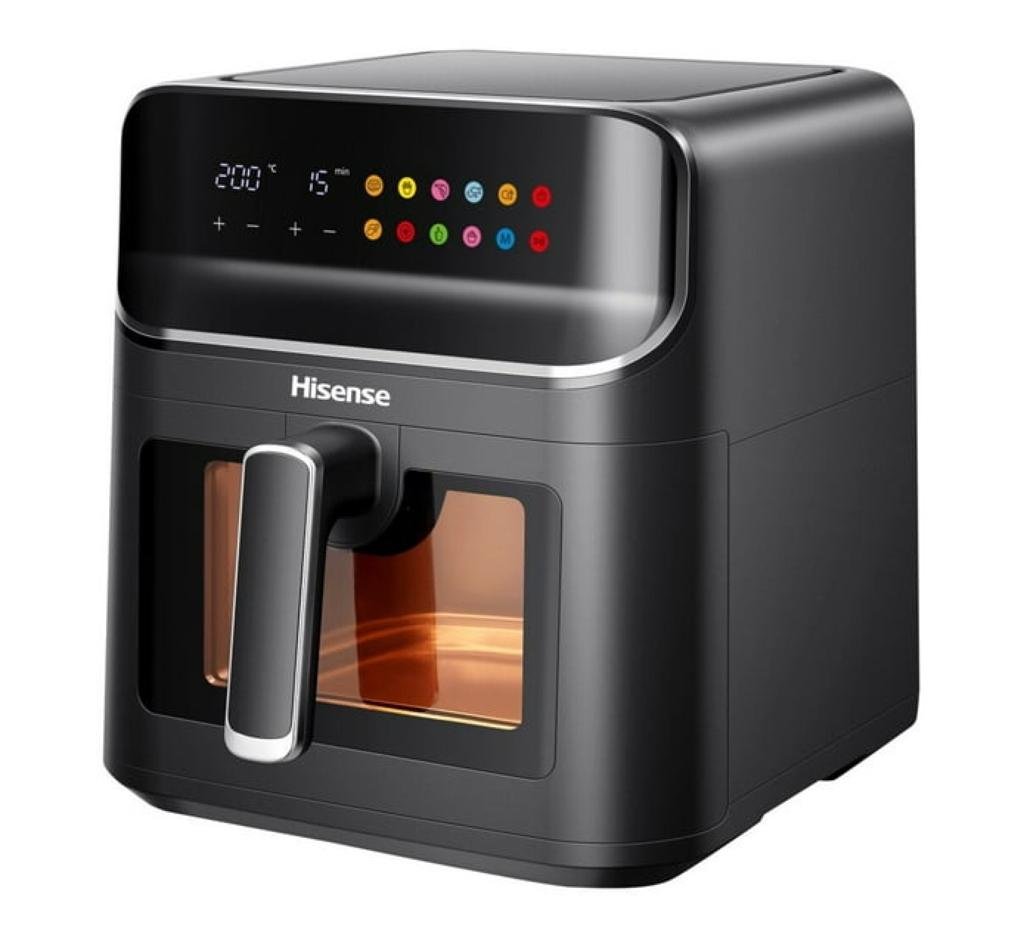 Hisense H06AFBS2S3 – Air Fryer 6,7 L avec Fenêtre Visible