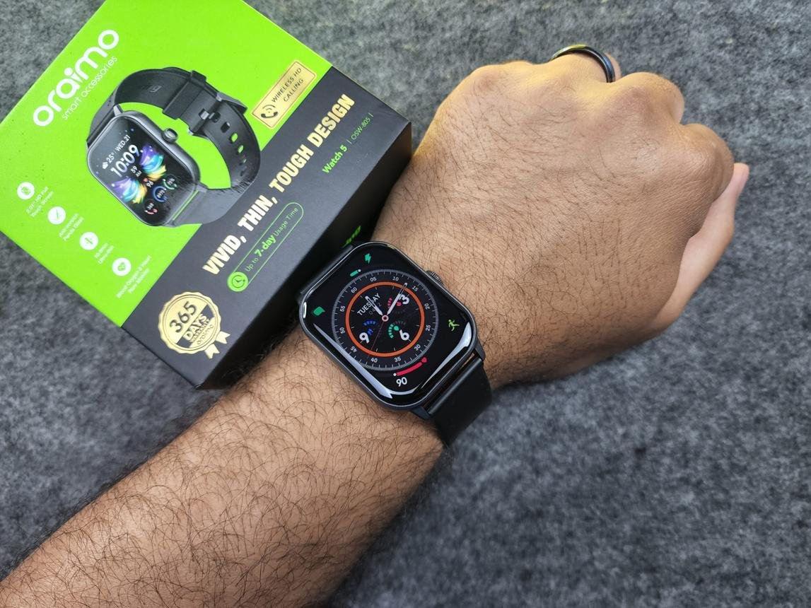 Oraimo Watch 5 OSW-805 – Smartwatch avec Appels Bluetooth