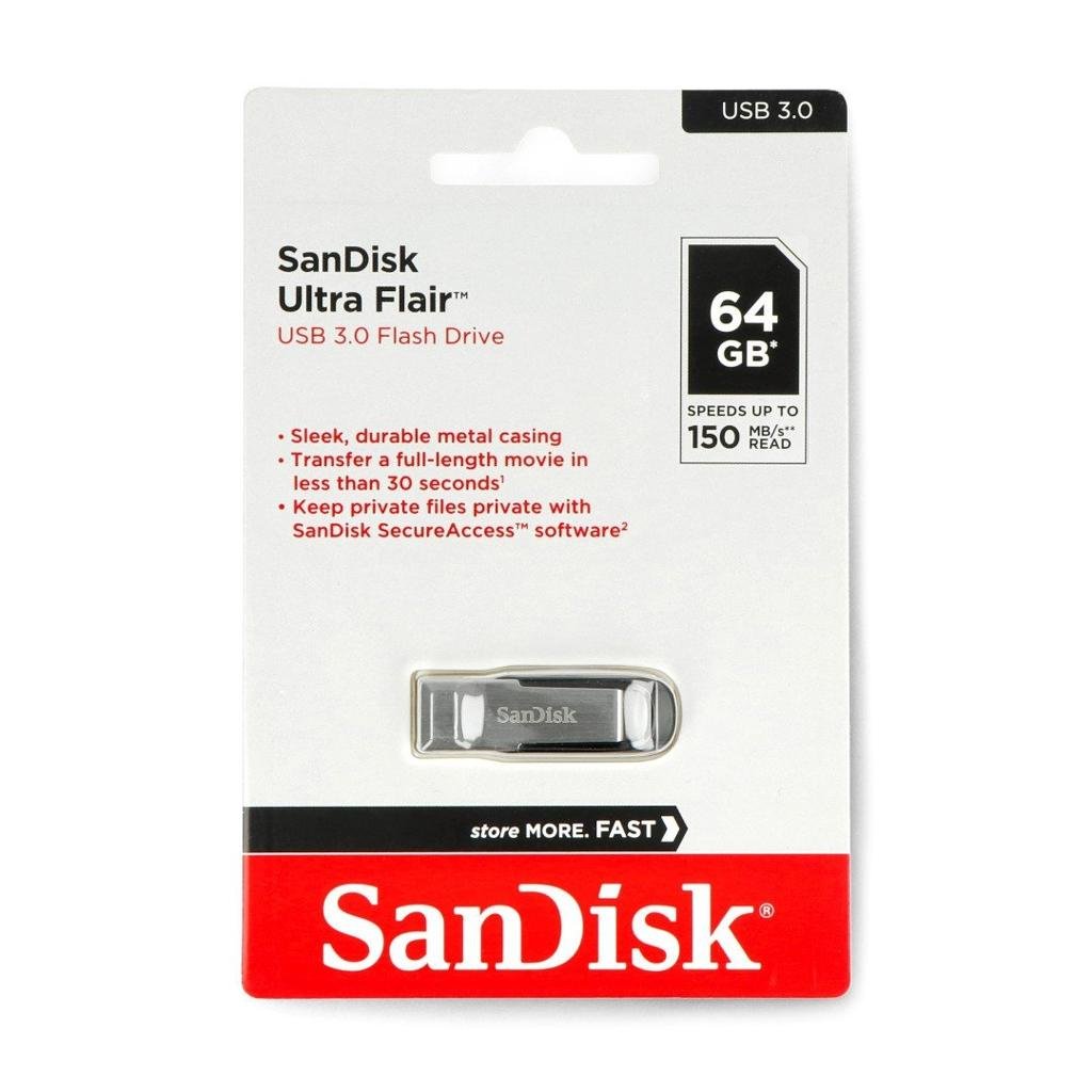 SanDisk Ultra Flair 64 Go – Clé USB 3.0